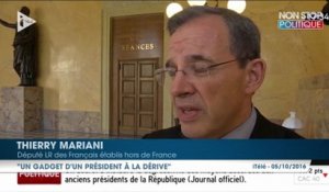Thierry Mariani ironise sur la réduction des privilèges des anciens présidents