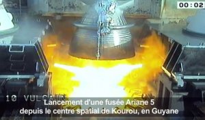 Lancement réussi d'une fusée Ariane 5 de Kourou