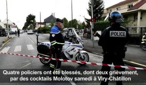 Essonne: quatre policiers blessés par des cocktails Molotov