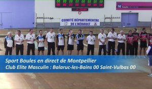 Présentation des équipes, Club Elite Masculin, J1, Balaruc-les-Bains contre Saint-Vulbas, saison 2016-2017