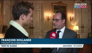 Alep : François Hollande met en garde Vladimir Poutine