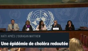 Haïti : l'OMS craint une forte épidémie de choléra