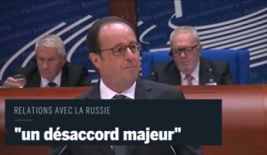 Hollande : "Le dialogue doit être ferme et franc" avec la Russie