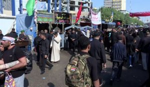 Irak: les pèlerins chiites à Kerbala pour l'Achoura