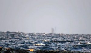 Aux Etats-Unis, un homme filme un bateau fantôme !!