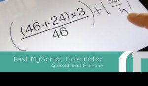 MyScript Calculator sur Android, iPad, iPhone | Test App