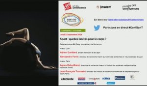 Conférence, "Sport: quelles limites pour le corps?"