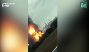 Les images d'une explosion sur un site du chimiste BASF en Allemagne