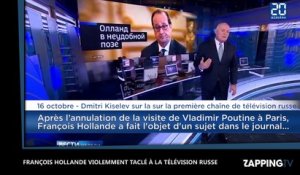François Hollande violemment taclé à la télévision russe (Vidéo)