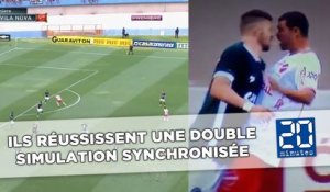 La double simulation simultanée, nouvelle trouvaille du foot brésilien