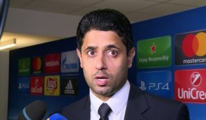 C1 - Paris SG: Nasser Al-Khelaïfi & Blaise Matuidi saluent la prestation de Adrien Rabiot