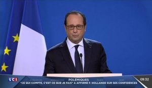 Hollande réagit à la sortie du livre de Davet et Lhomme Un président ne devrait pas dire ça