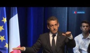 Nicolas Sarkozy : "Il faut réduire le poids des dépenses publiques"