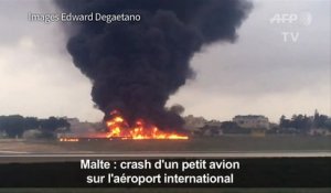 Malte: un passager filme le crash d'un petit avion