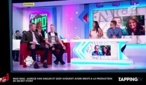 Secret Story : Aurélie Van Daelen n’a jamais été en couple avec Geof, elle avoue avoir menti à la production (Vidéo)