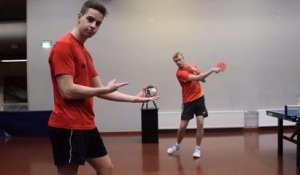 Le Best of de trickshots en ping pong par les finlandais de Pongfinity