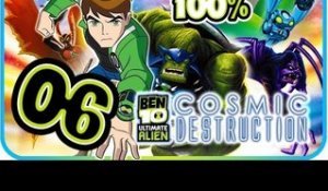Ben 10 Cosmic Destruction Walkthrough Part 6 (PS3, X360, PS2, PSP, Wii) 100% Devil's Tower Boss