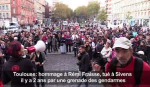 Toulouse: hommage à Rémi Fraisse, tué à Sivens il y a 2 ans