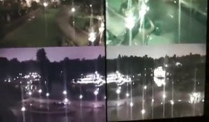 Les caméra de surveillance dans un parc d'attraction filment un fantome et c'est flippant