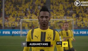 FIFA 17 : les visages et notes du Borussia Dortmund