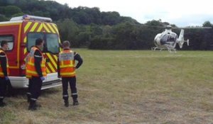 Vosges : héliportage à la suite d'un accident grave survenu à...