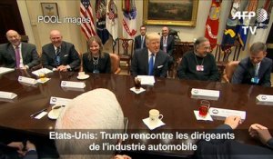 Trump rencontre les dirigeants de l'industrie automobile