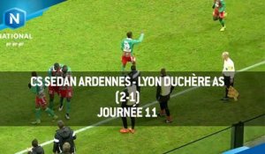J11 : CS Sedan Ardennes - Lyon Duchère AS (2-1), le résumé