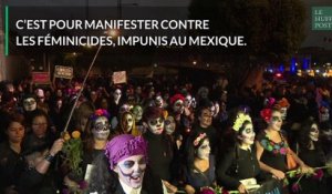 Ni Halloween, ni la Fête des Morts mais une manifestation pour lutter contre les "féminicides"