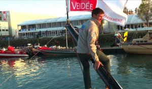 Vendée Globe: Paul Meilhat, serein avant le départ