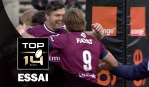 TOP 14 ‐ Essai Yann LESGOURGUES (UBB) – Bordeaux-Bègles-Paris – J10 – Saison 2016/2017