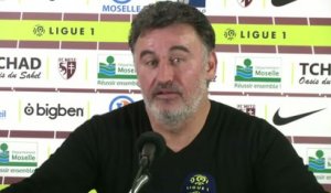 Foot - L1 - ASSE : Christophe Galtier, entraîneur de Saint-Etienne «C'est positif»
