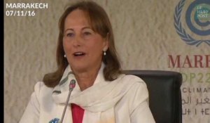Ségolène Royal ouvre la COP22 à Marrakech