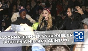Madonna offre un concert surprise aux New Yorkais