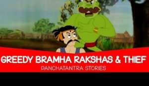 Tamil Panchatantra Story for Children - Greedy Bramha Rakshas & The Thief