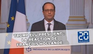 Trump élu président : La réaction de François Hollande