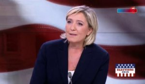 Élection américaine : Marine Le Pen "ce que le peuple veut, le peuple le peut"
