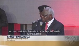 DISCOURS - Sierra Léone: Ernest Bai Koroma, Président de la République