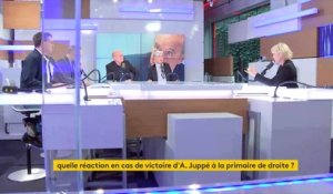 Nadine Morano mal à l'aise après une révélation de Jean-Michel Aphatie en direct