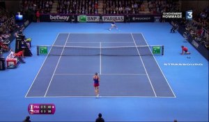 Fed Cup : Caroline Garcia empoche le premier set face à Karolina Pliskova