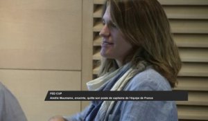 Tennis - Fed Cup : Amélie Mauresmo, enceinte, quitte l'équipe de France