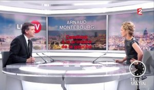 Présidentielle : pour Arnaud Montebourg, Emmanuel Macron est "le candidat des médias"