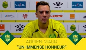 Adrien Viaud : "un immense honneur"