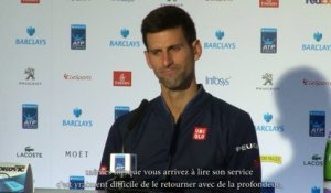 Masters - Novak Djokovic: "Milos est probablement le meilleur serveur du circuit"