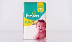 Pampers New Baby - son voile absorbant unique en action !