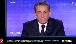 Nicolas Sarkozy allume David Pujadas après une question sur les accusations de Ziad Takieddine