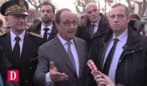 François Hollande en visite à Castelnaudary