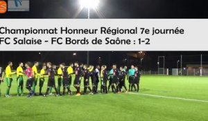 Résumé FC Salaise - FC Bords de Saône : 1-2