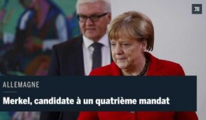 Angela Merkel annonce sa candidature à un quatrième mandat de chancelière