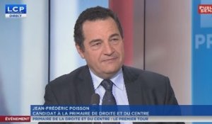 Jean Frédéric Poisson : "90% des suffrages se portent sur trois candidats."
