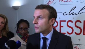 Primaire: E. Macron s’exprime sur le résultat du 1er tour